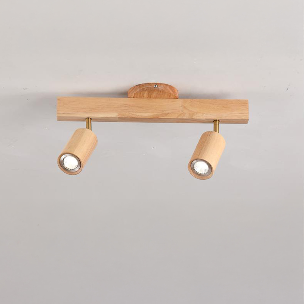 Japanese Minimalist Solid Wood Spotlight for TV Accent Wall