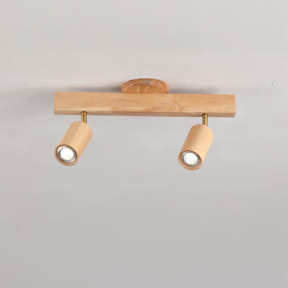 Japanese Minimalist Solid Wood Spotlight for TV Accent Wall