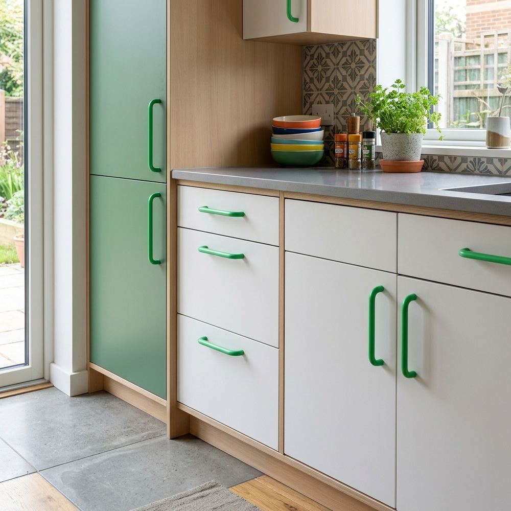 Dopamine Colorful Brass Kitchen Cabinet Pulls