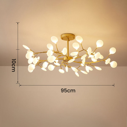 Modern Metal Acrylic Chandelier Ceiling Light