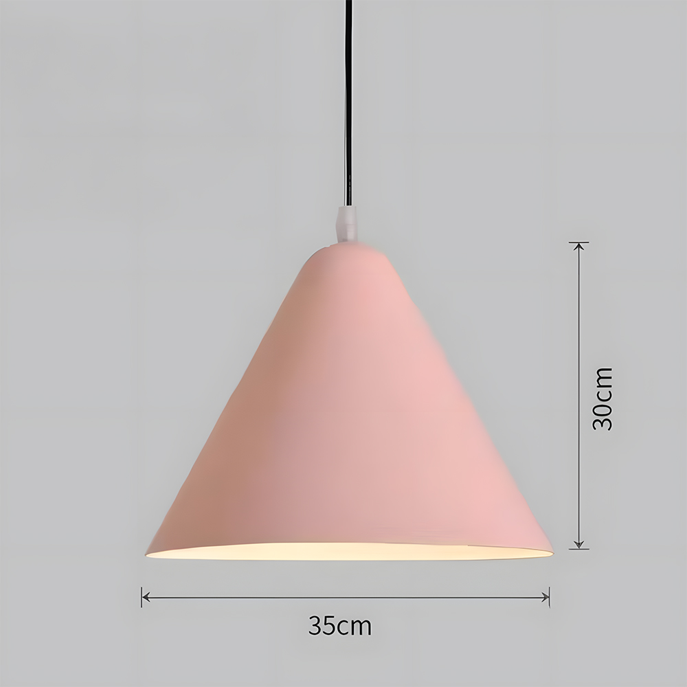 Modern Industrial Multi-Color Iron Pendant Light