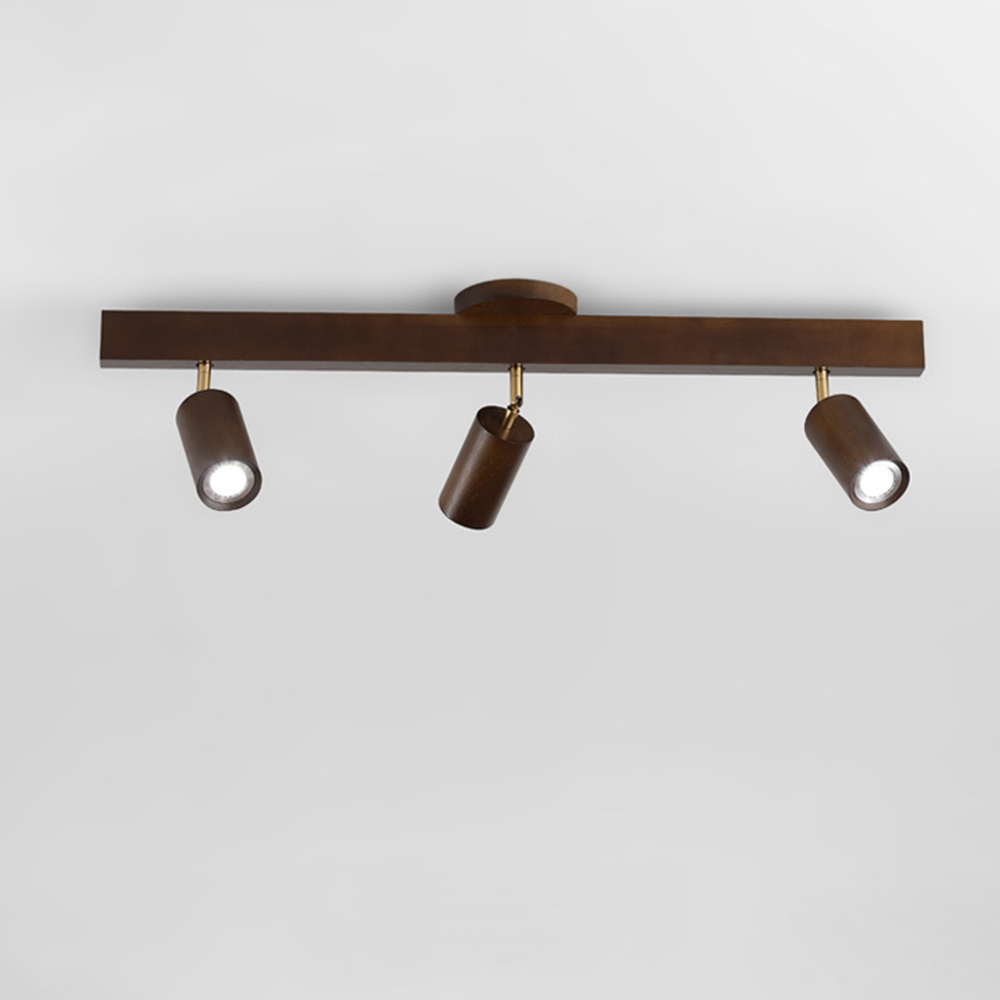 Japanese Minimalist Solid Wood Spotlight for TV Accent Wall