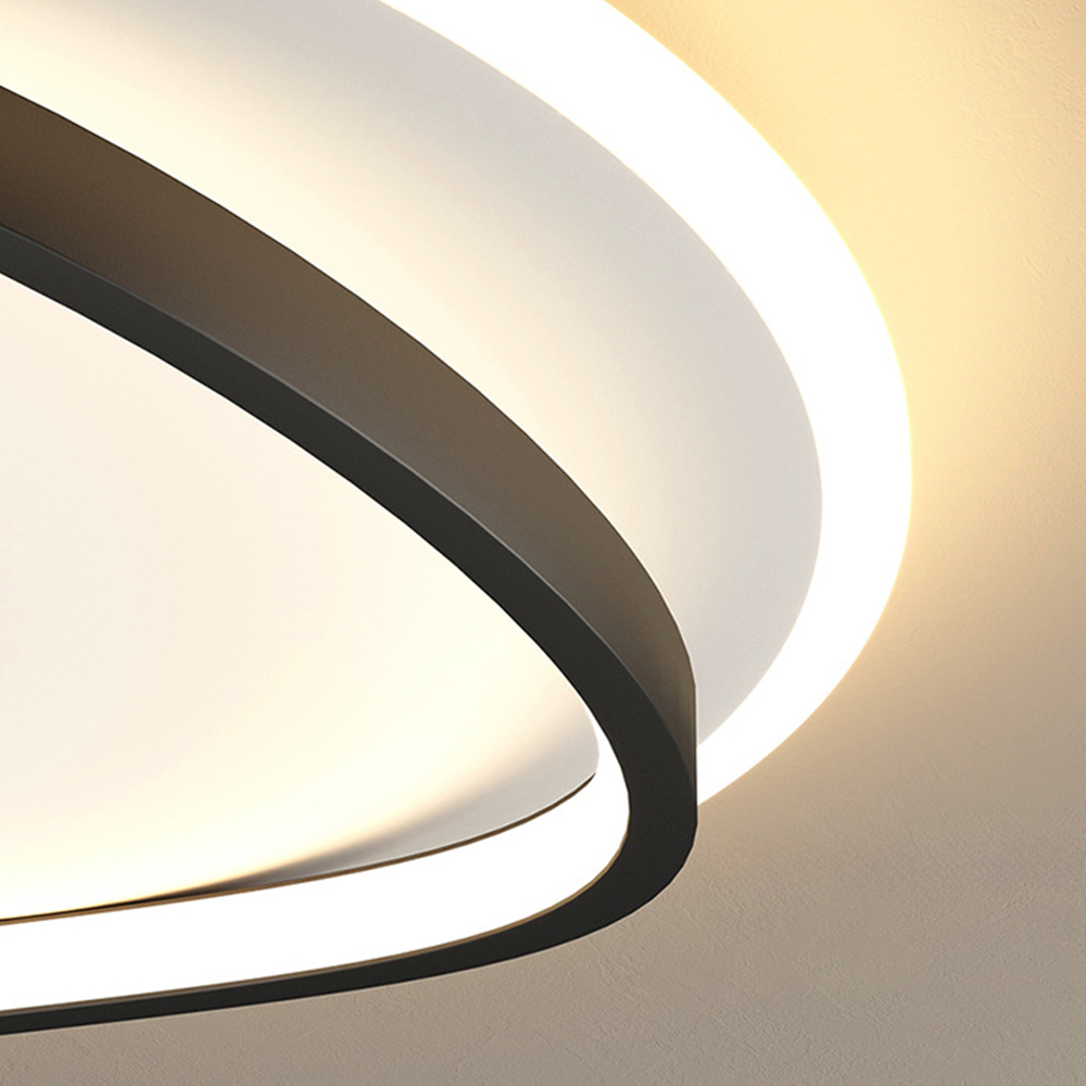 Round Simple LED Bedroom White Ceiling Lights