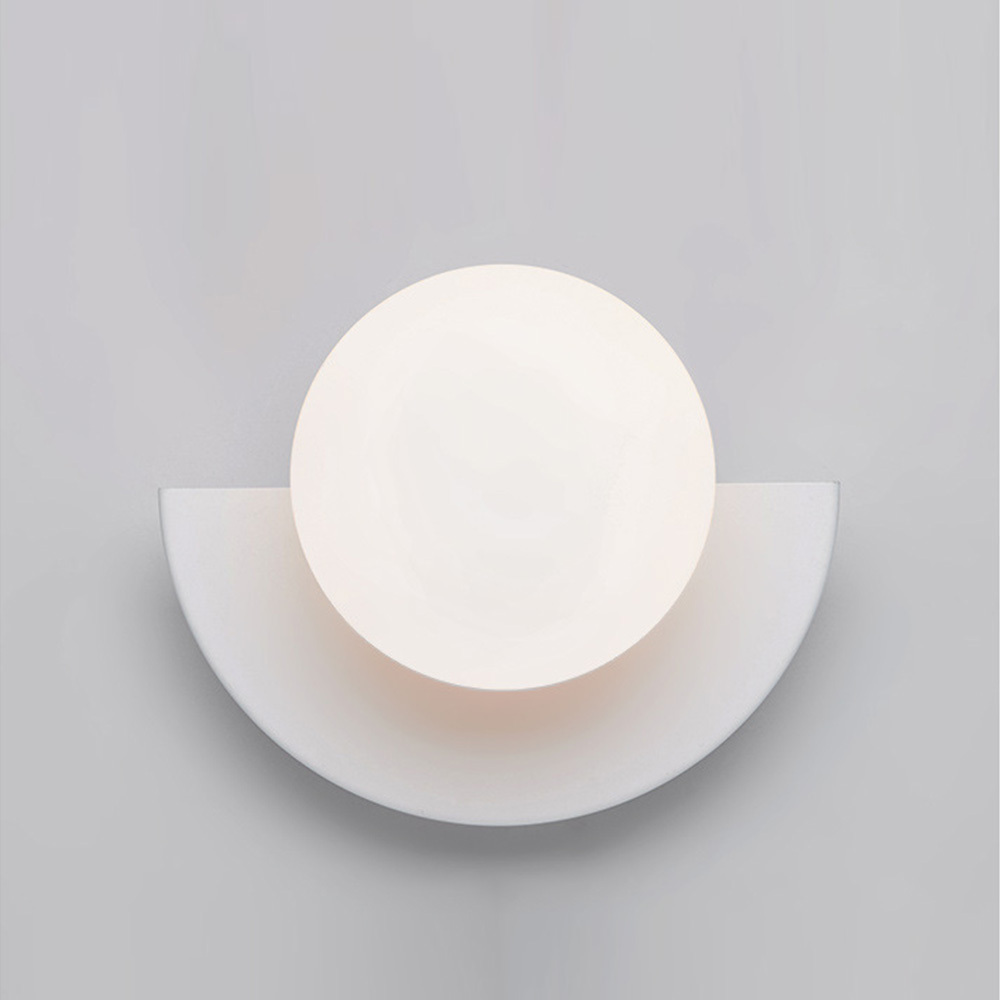 [Copy]Ball Glass Black Wall Lamp Bedside Wall Sconce