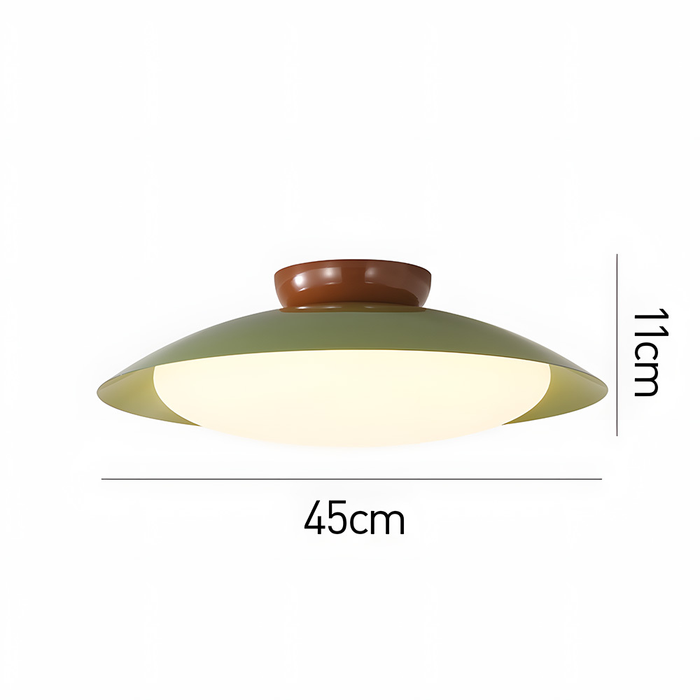 Nordic Creamy Iron LED Bedroom Ceiling Lights