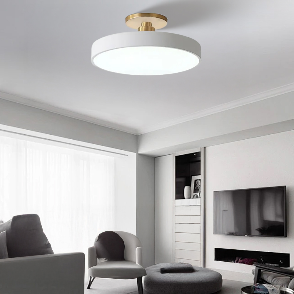 Macaron LED Flush Mount Ceiling Light For Bedroom