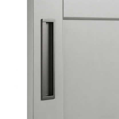 Kitchen Aluminum Alloy Finger Recessed Cabinet Pulls