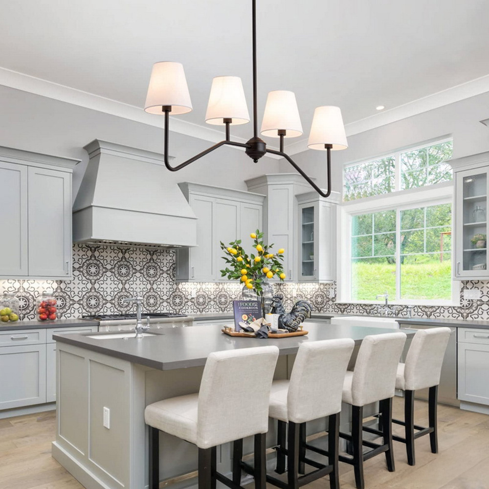 French Country Chandelier - Modern Farmhouse Pendant Light
