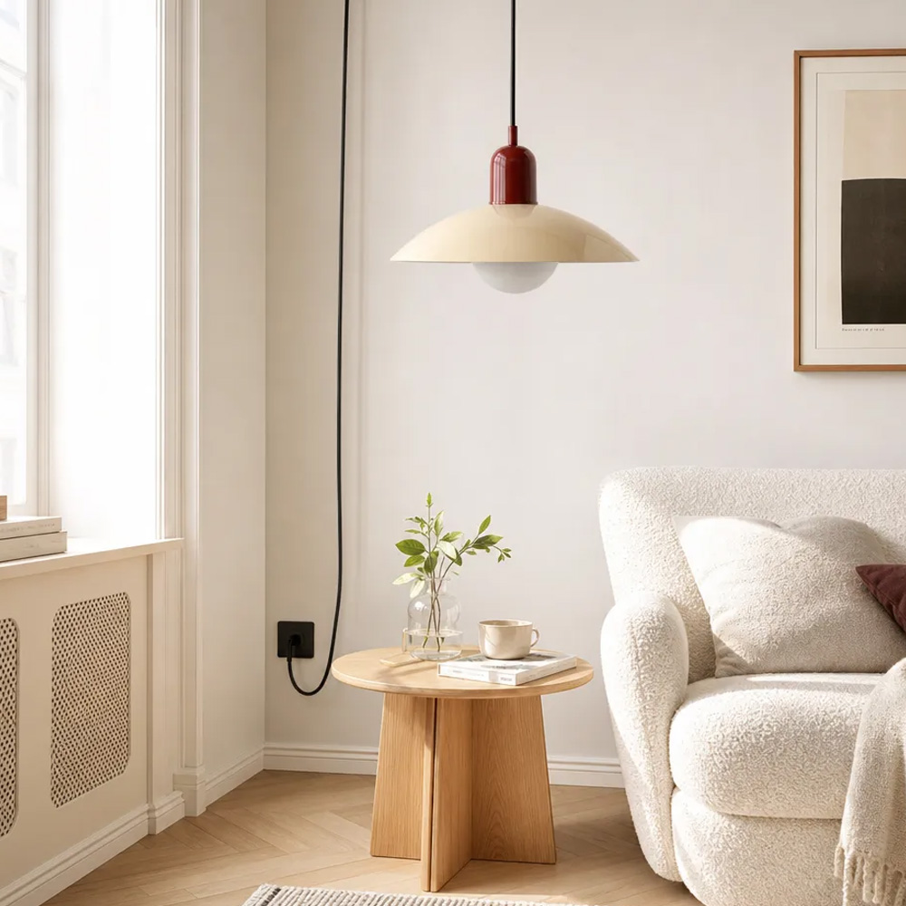 Mid Century Plug-in Bauhaus Dining Room Pendant Light