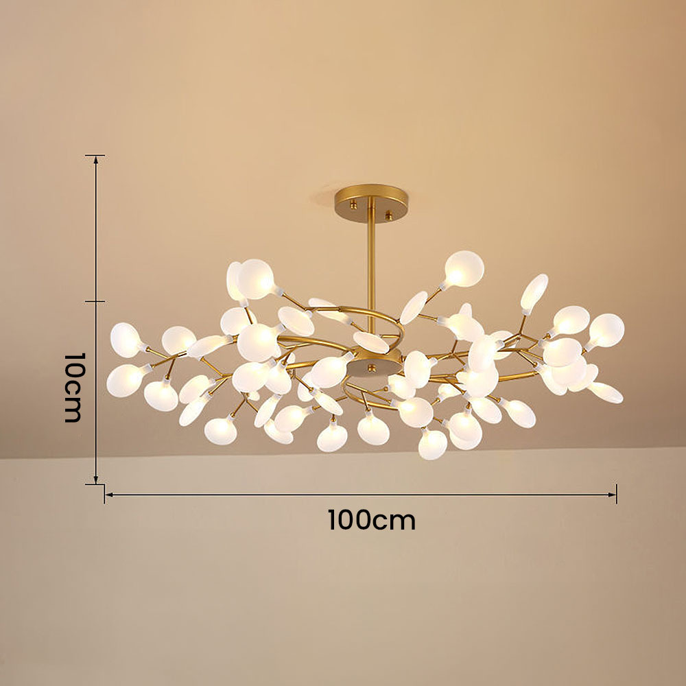 Modern Metal Acrylic Chandelier Ceiling Light