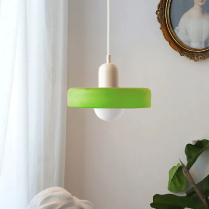 Bauhaus Stained Glass Pendant Light