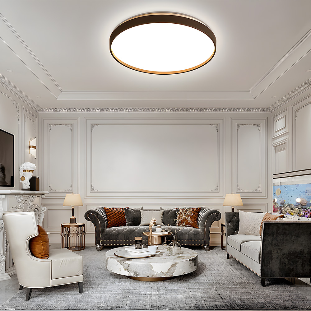 Minimalist Decor Round LED Bedroom Ceiling Lamps