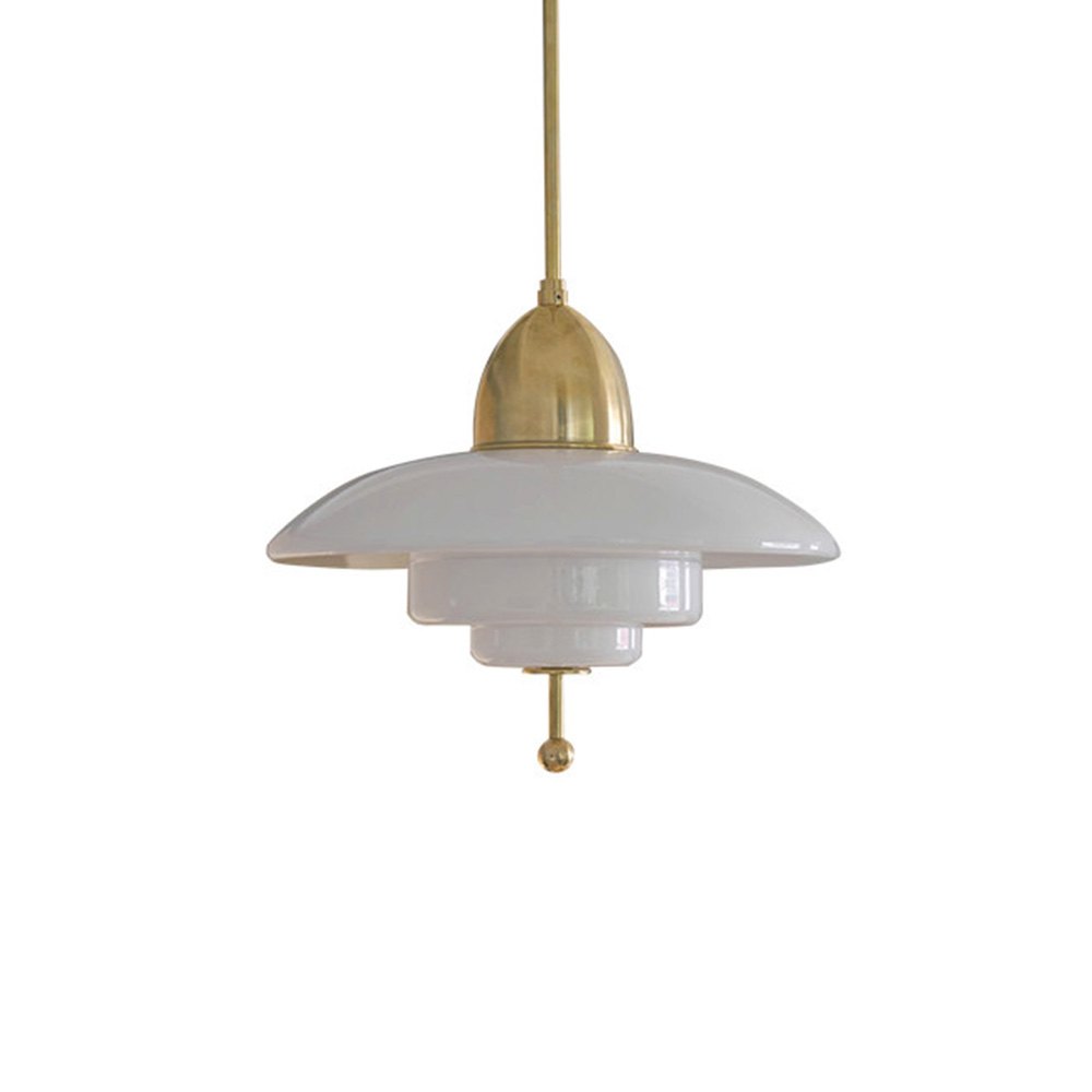 Creative Retro Bauhaus White Pendant Light