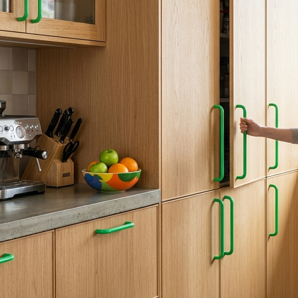 Dopamine Colorful Brass Kitchen Cabinet Pulls
