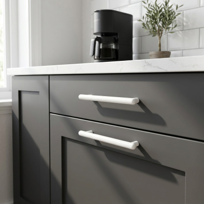 Modern Minimalist Solid Brass Cabinet Pulls and Knobs