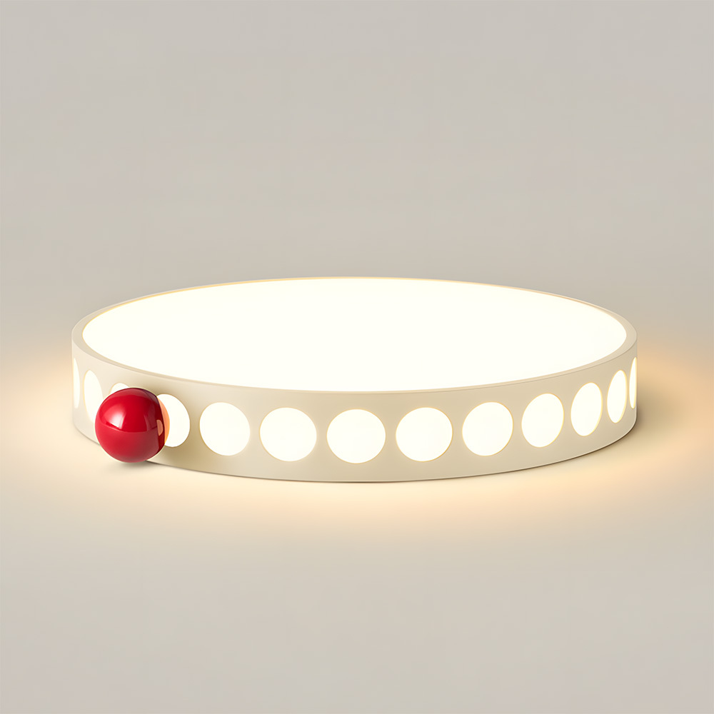 [Copy]Flush Mount Cream Style Acrylic Bedoom LED Ceiling Light