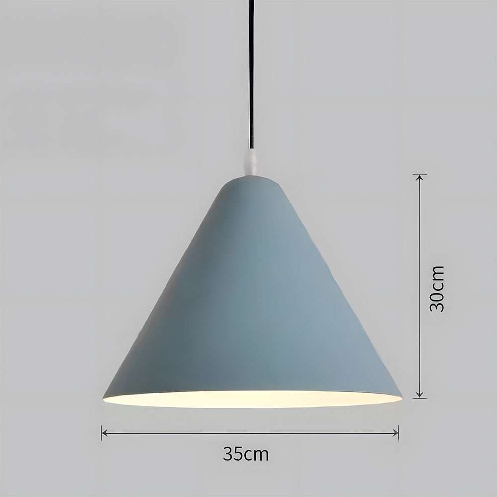 Modern Industrial Multi-Color Iron Pendant Light