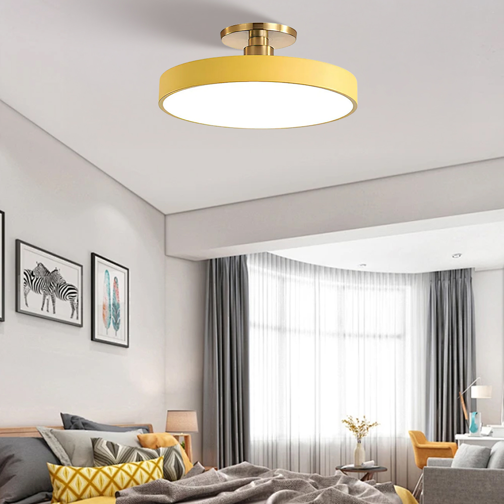 Macaron LED Flush Mount Ceiling Light For Bedroom