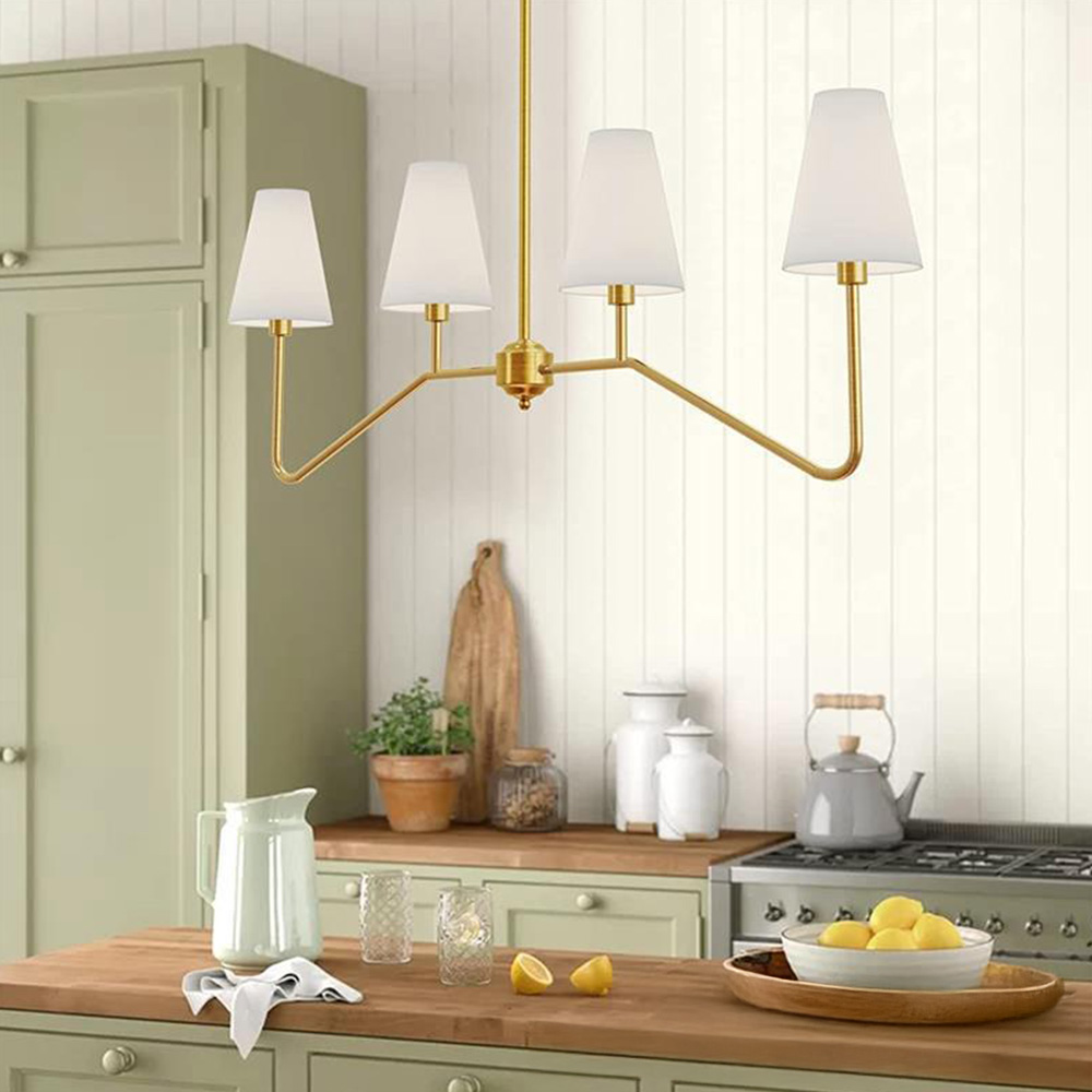 French Country Black Metal Chandelier 