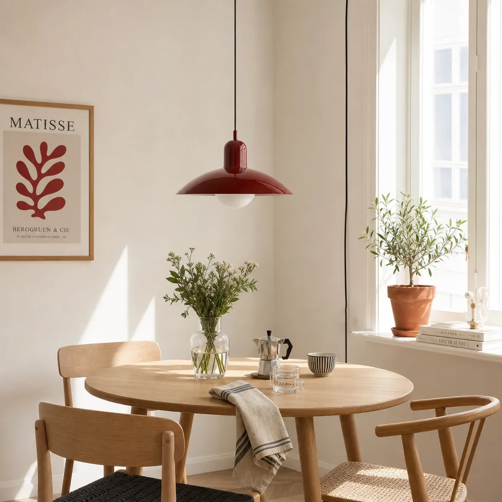 Mid Century Plug-in Bauhaus Dining Room Pendant Light