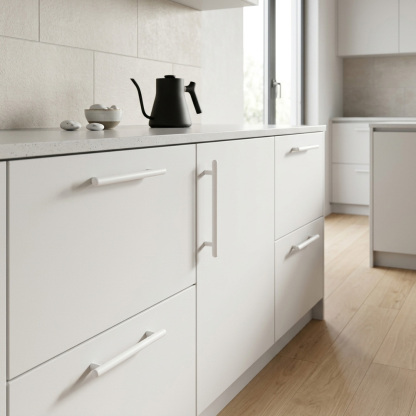 Modern Minimalist Solid Brass Cabinet Pulls and Knobs
