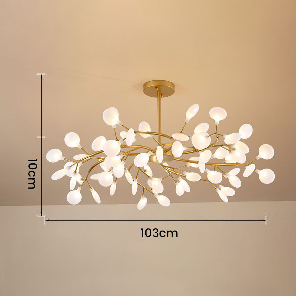 Modern Metal Acrylic Chandelier Ceiling Light