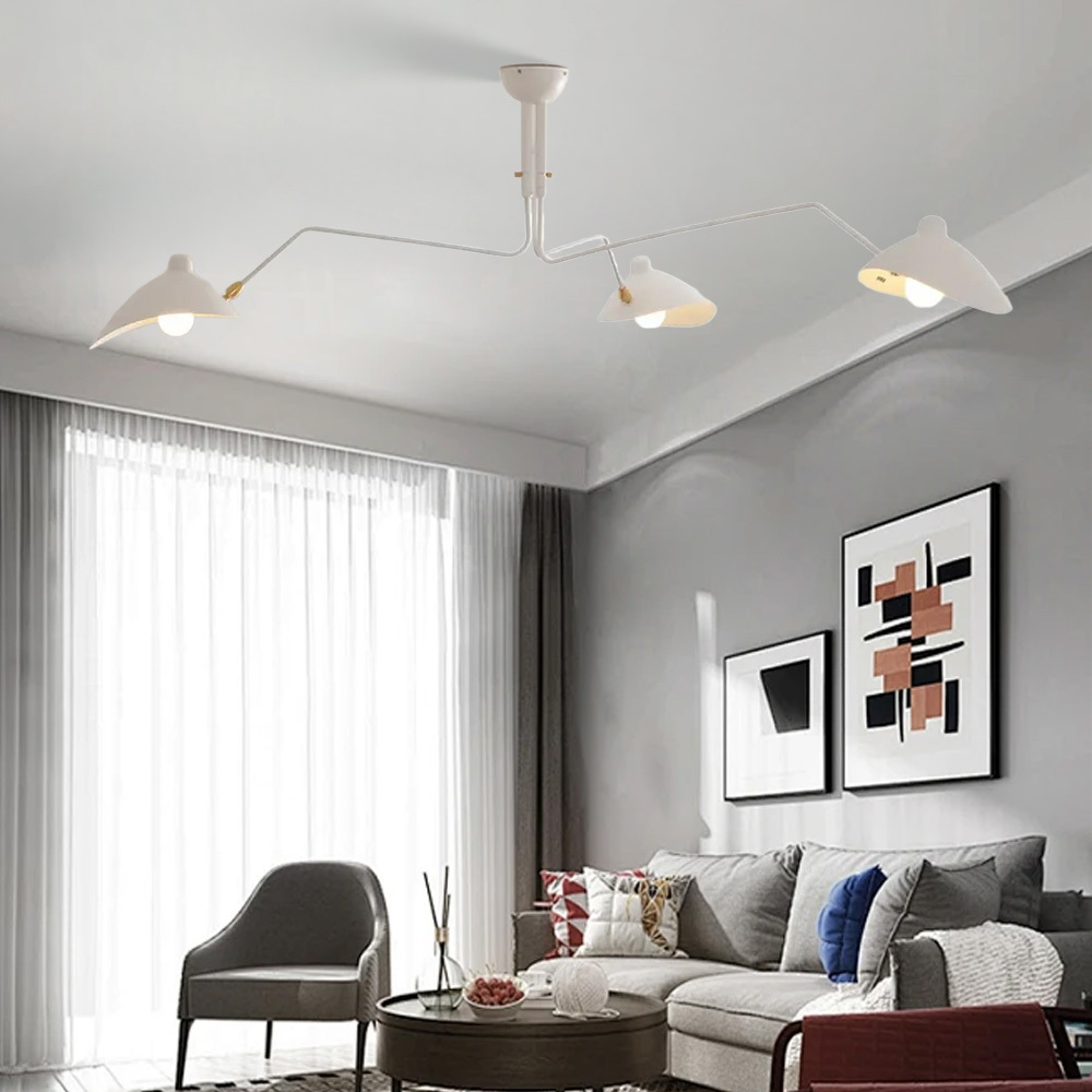 Contemporary Décor Art Iron Flush Mount Ceiling Light Chandelier