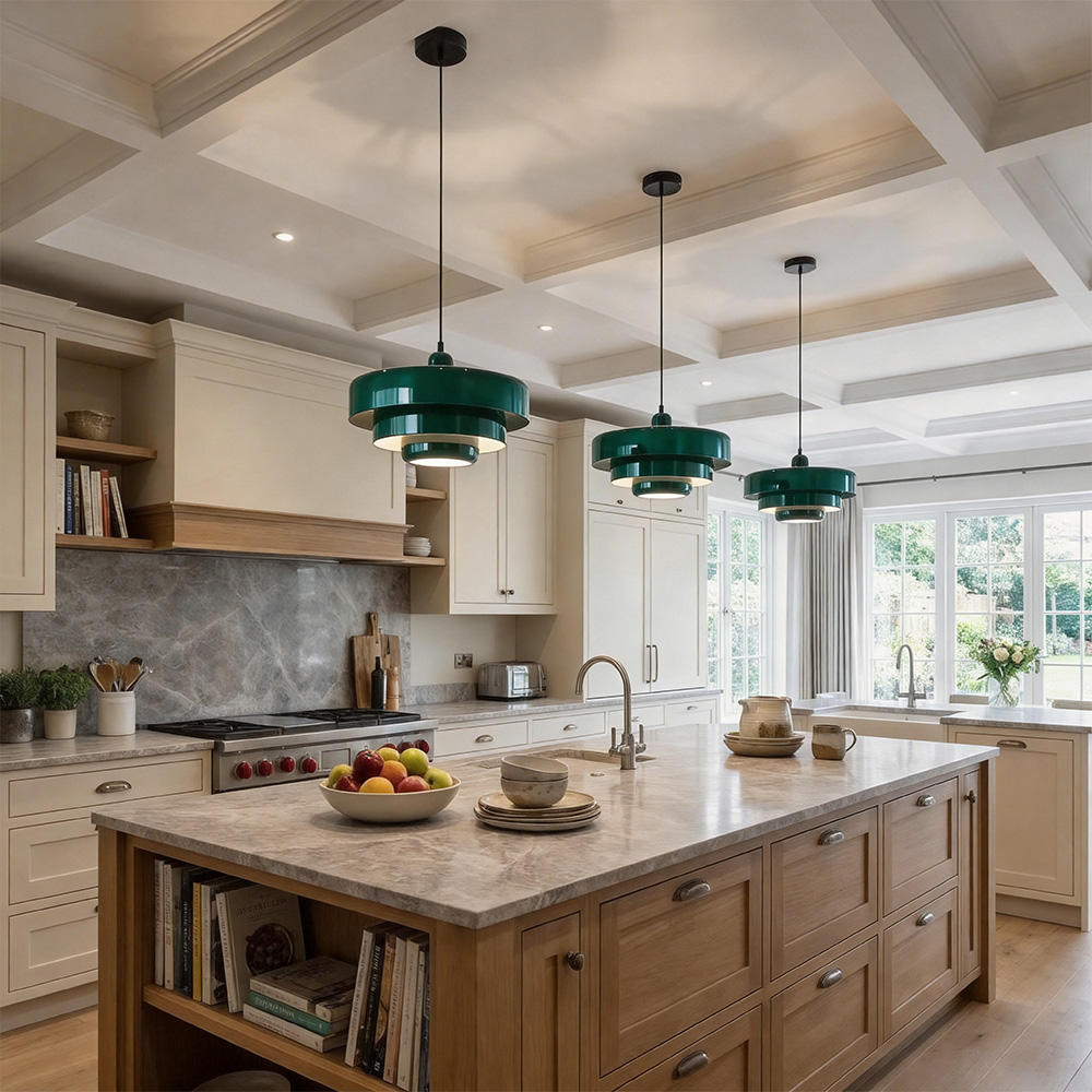 Medieval Iron Retro Single Head Bauhaus Pendant Light