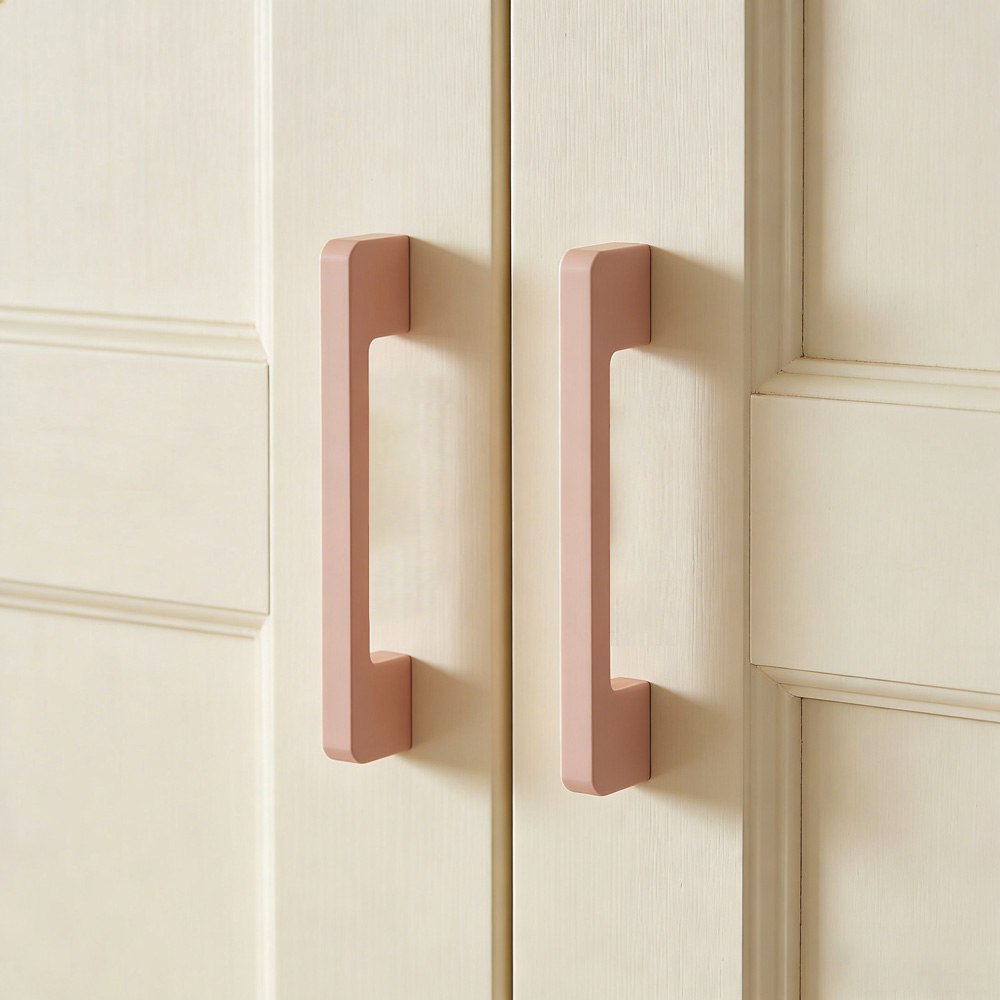 Minimalist Colorful Bathroom Cabinet Handles