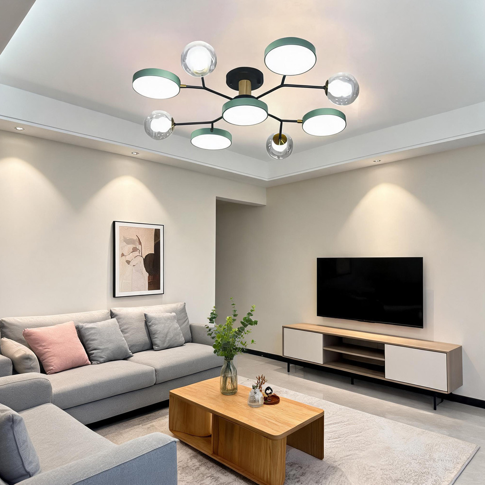 Branch Colorful LED Living Room Ceiling Light