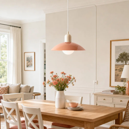 Mid Century Plug-in Bauhaus Dining Room Pendant Light