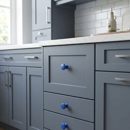 Modern Colorful T-Bar Wardrobe Cabinet Handle