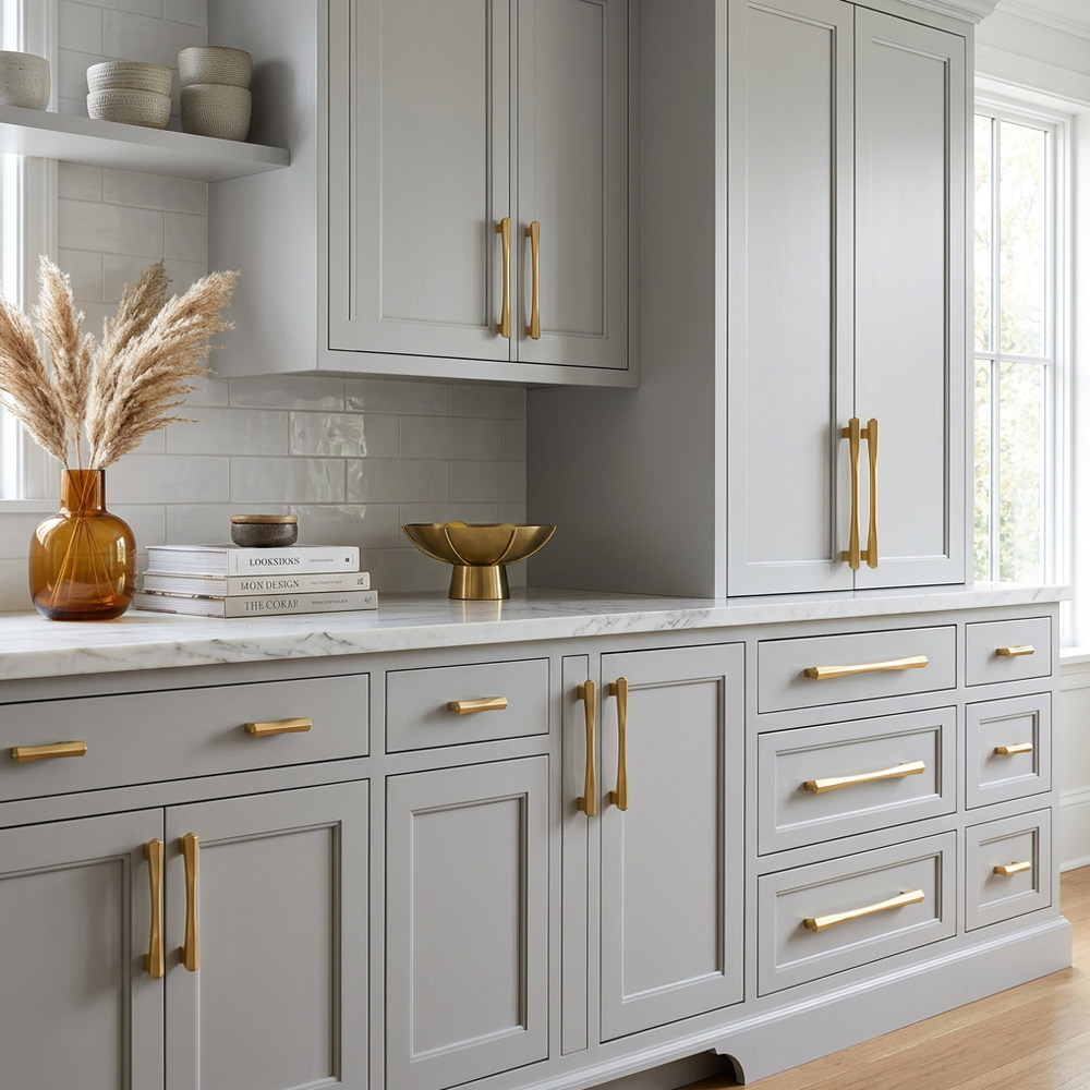 Nordic Modern Zinc Alloy Cabinet Pulls for Dressers