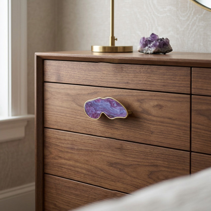 Nordic Shell Resin Butterfly Drawer Pull