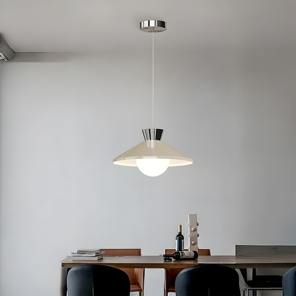 Iron and Glass Pendant Light Chandelier for Kitchen