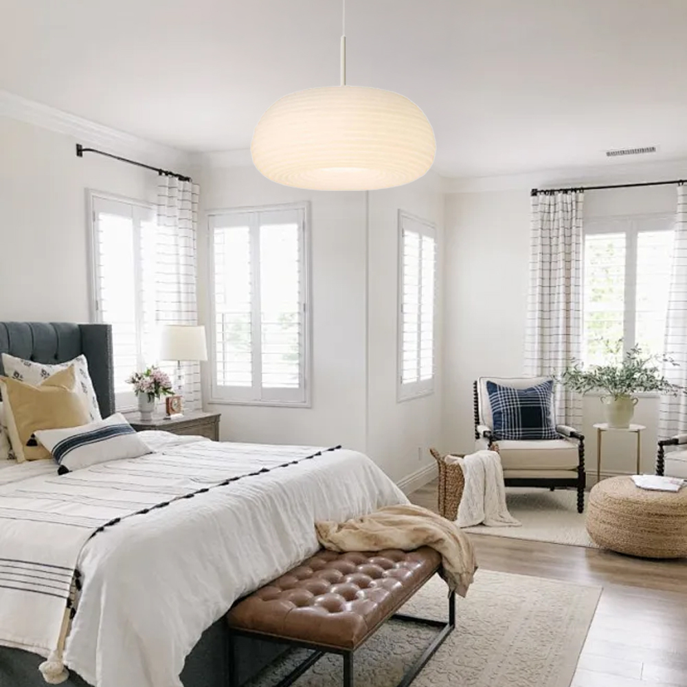 Cream Style Eye-Friendly Pumpkin LED Fixture for Kids’ Room