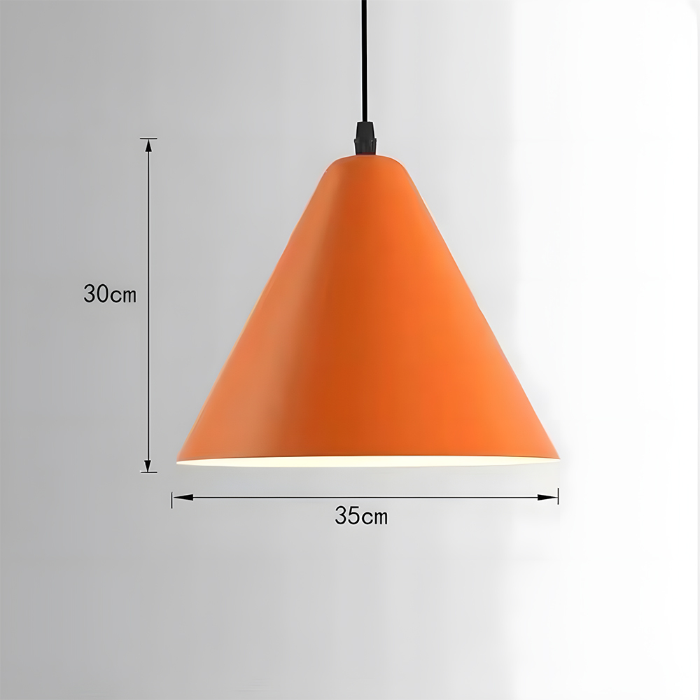 Modern Industrial Multi-Color Iron Pendant Light