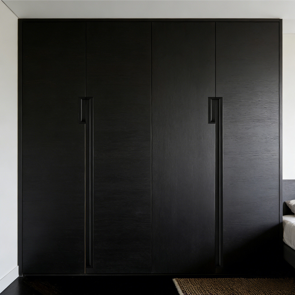 Kitchen Aluminum Alloy Finger Recessed Cabinet Pulls