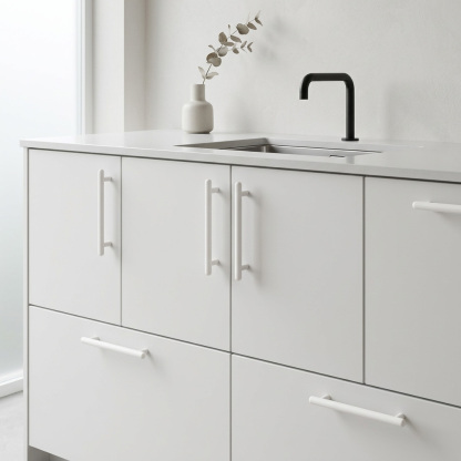 Modern Minimalist Solid Brass Cabinet Pulls and Knobs