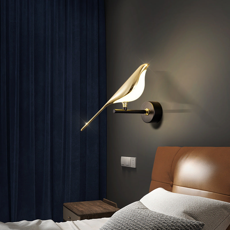 Creative Designer Acrylic Bird Wall Lamp