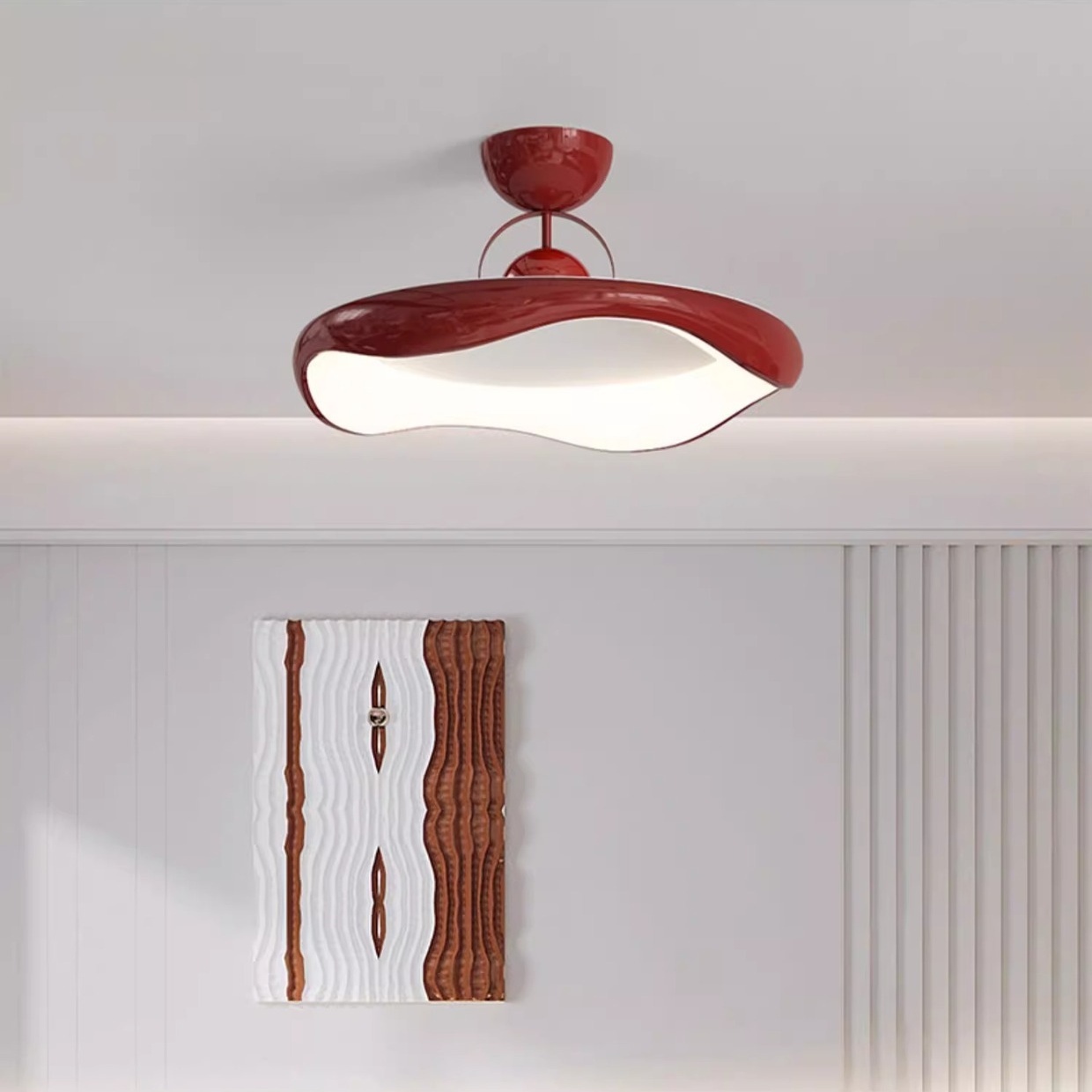 [Copy]Cream Style Iron LED Living Room Ceiling Lights