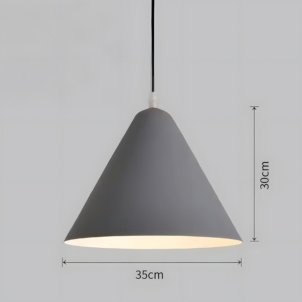 Modern Industrial Multi-Color Iron Pendant Light