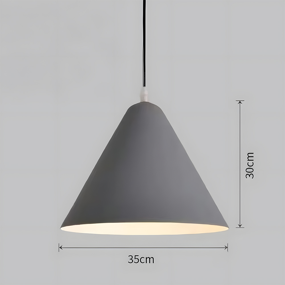 Modern Industrial Multi-Color Iron Pendant Light