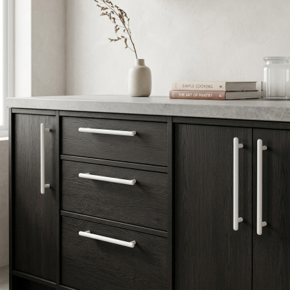 Modern Minimalist Solid Brass Cabinet Pulls and Knobs