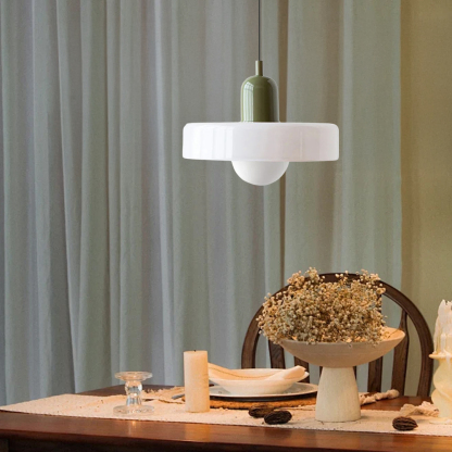 Bauhaus Stained Glass Pendant Light