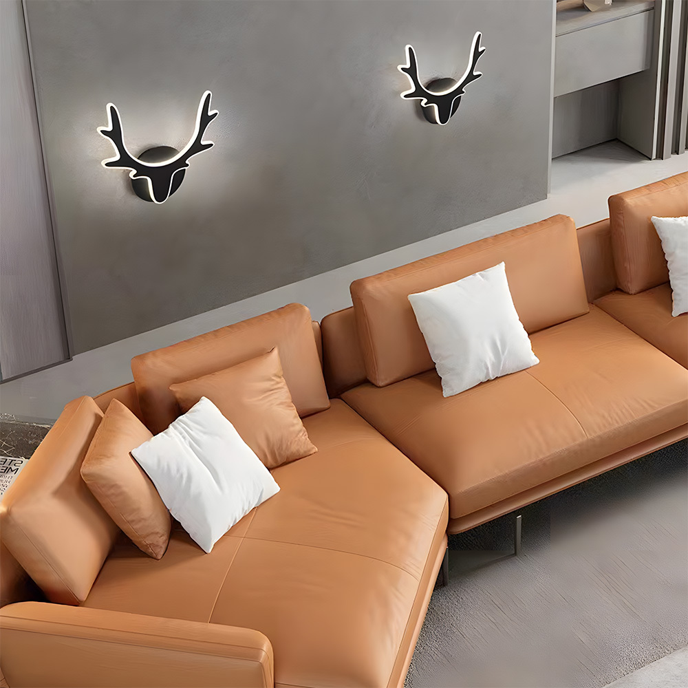 Nordic Deer Creative Living Room LED Wall Lamp