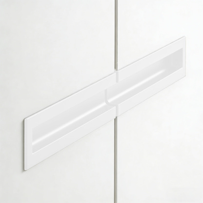 Kitchen Aluminum Alloy Finger Recessed Cabinet Pulls