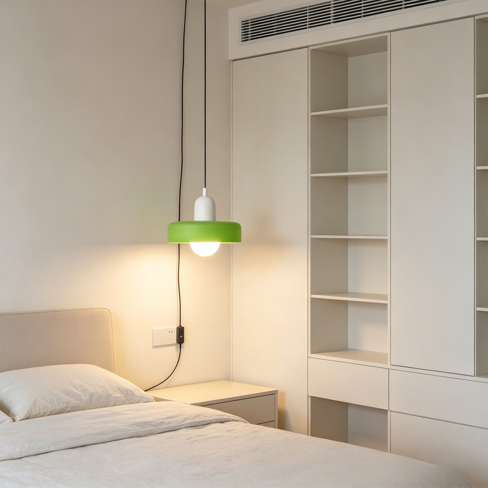 Bauhaus Stained Glass Pendant Light