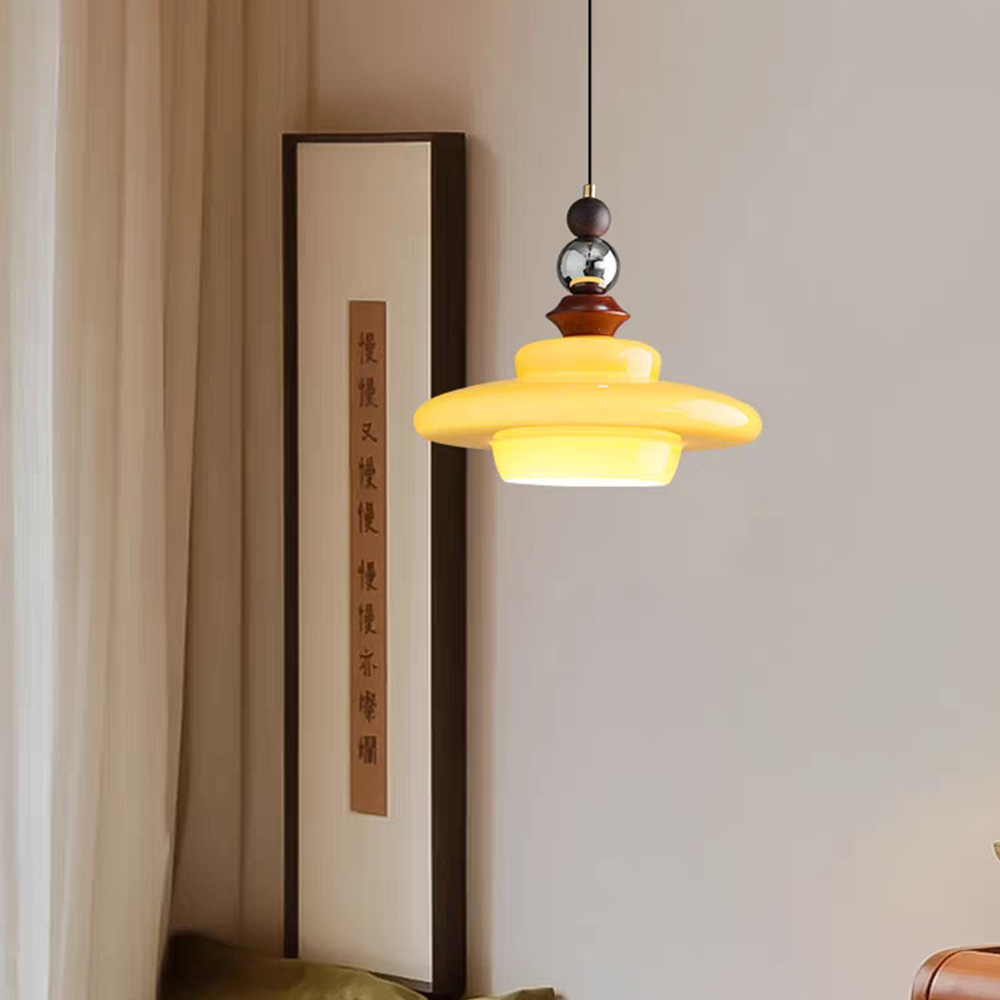 Vintage Creative Cream Bedside Pendant Light