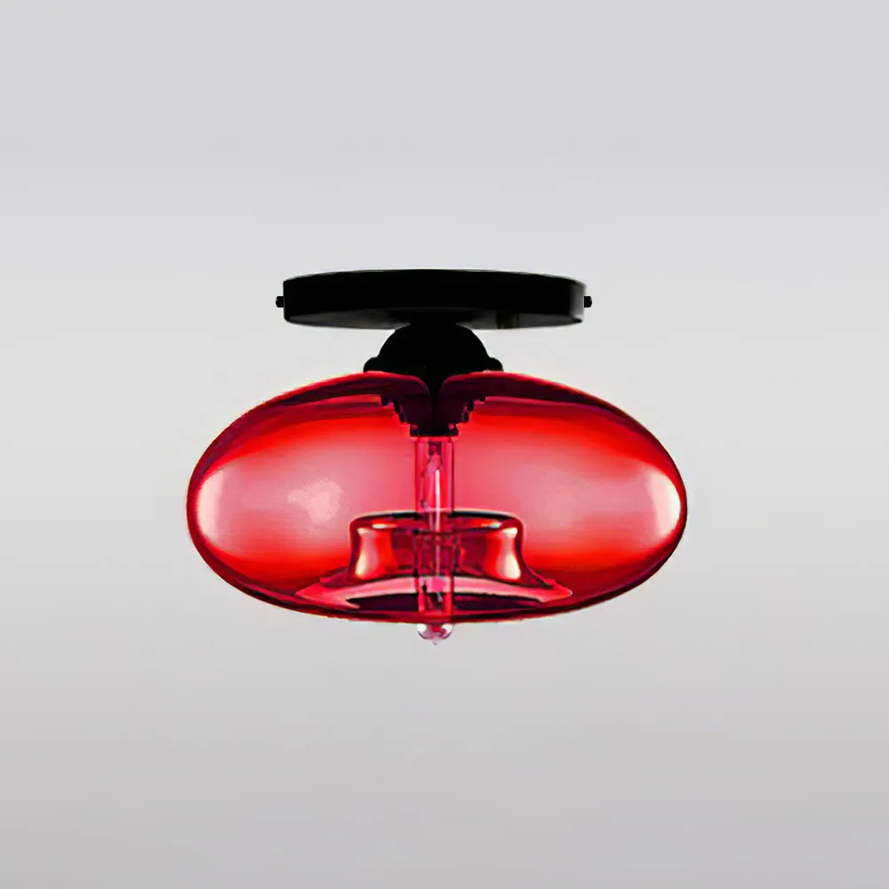 Industrial Globe Glass Hallway Ceiling Lights